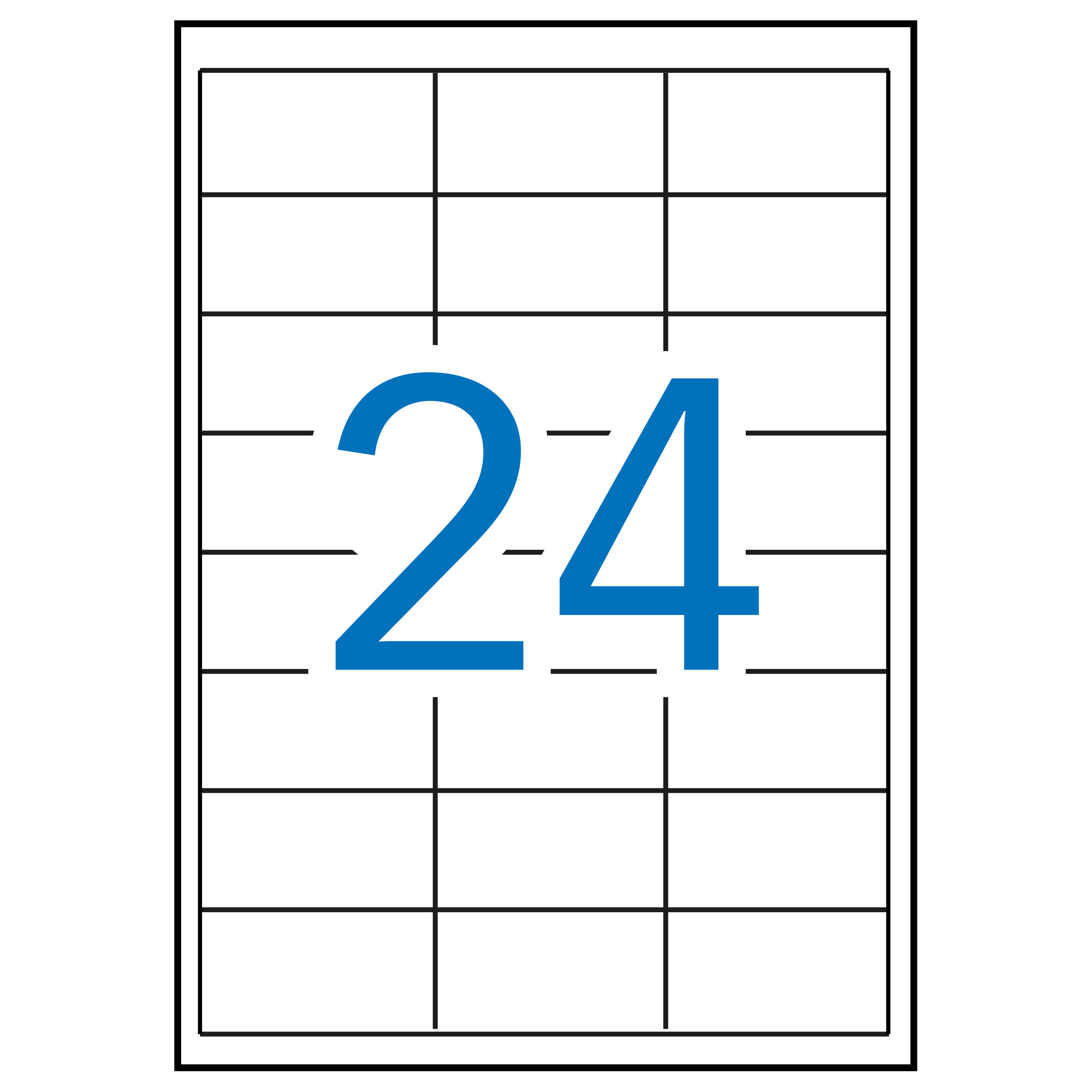 White permanent labels 23.23 x 23.23 mm 23 sheets  APLI Regarding 3X8 Label Template