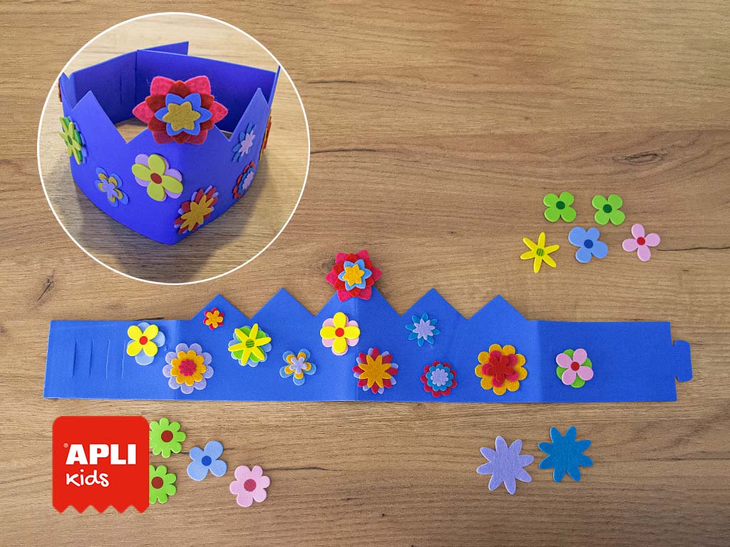 Coronas de flores para carnaval APLI Kids