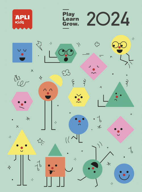 APLI Kids Mon premier livre d'autocollants - apprendre les formes | Kids  Made